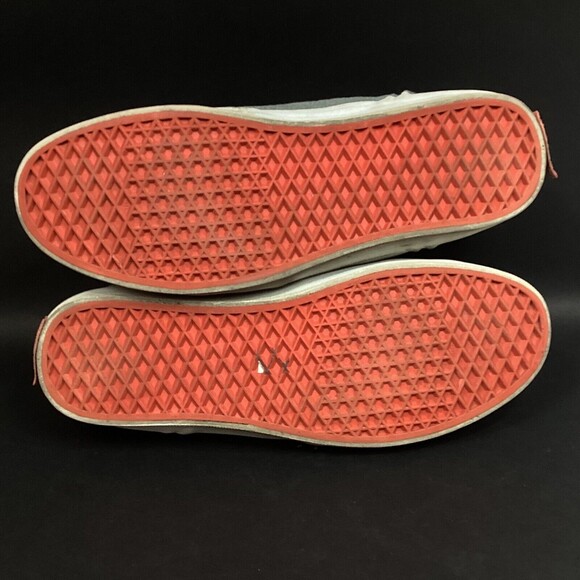 Vans -Men's Sz 12 -Gray/Inner Geometric Pattern -Mid-Top Skate Shoes- VN-0KWA5TE - Picture 5 of 8